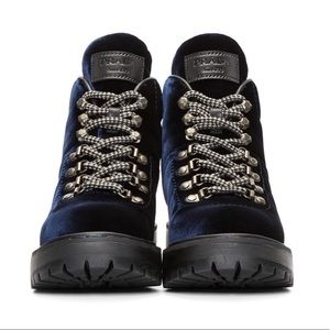 Prada Velvet Boots